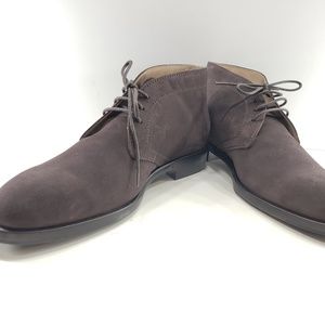 Tod's men's suede light brown boots